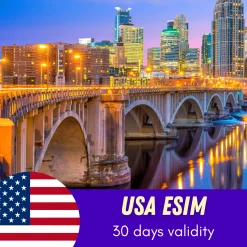 USA eSIM 30 Days validity