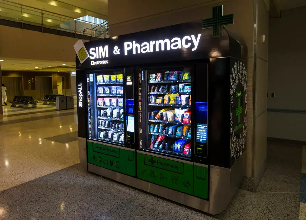 SIM card vending machine in LAS