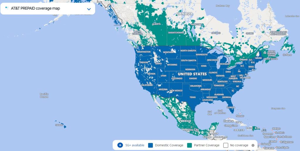 AT&T network coverage